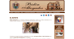 Desktop Screenshot of bidonabogados.com