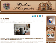 Tablet Screenshot of bidonabogados.com